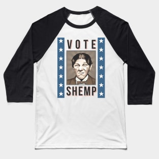 Shemp for President Baseball T-Shirt